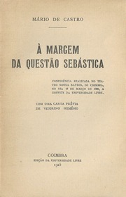 À MARGEM DA QUESTÃO SEBÁSTICA by Mario de Castro -