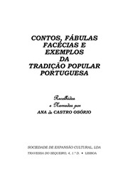 Ana Castro Osorioby contos, fabulas, facécias. Exemplos da tradição popular portuguesa VVEE 1 by Ana Costa Osorio -