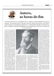 ANTERO AS HORAS DO FIM by Antonio Valdemar -